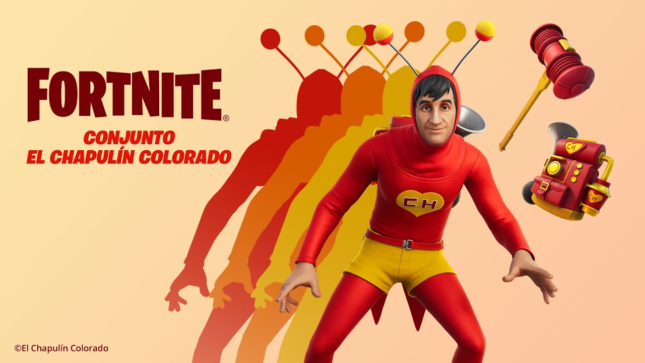 ¡El Chapulín Colorado llega a Fortnite más rápido que una tortuga!