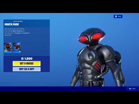 Fortnite Item ShopNEW Black Manta Skin & Black Manta Blades (July 16th, 2020)