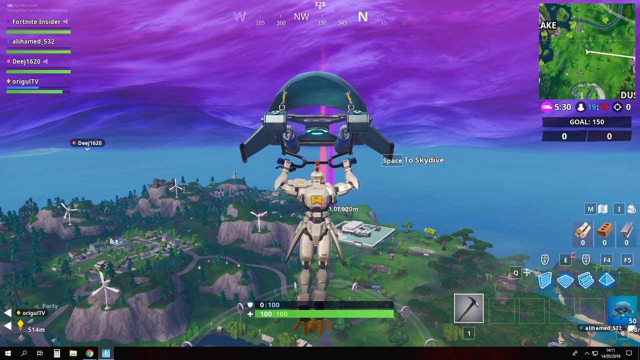 Fortnite Fortbyte 82 Location - Accessible by solving the pressure plate puzzle NW of the Block