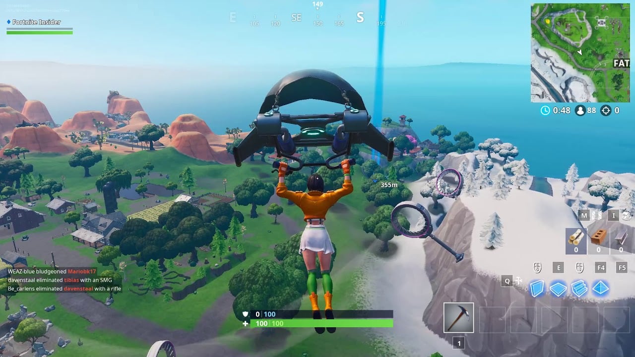 FORTBYTE 63 Location FOUND SOMEWHERE BETWEEN LUCKY LANDING AND FATAL FIELDS Fortnite