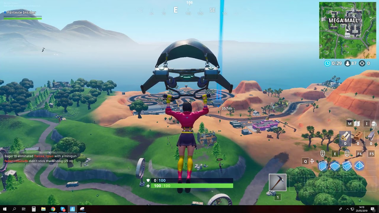 Fortbyte 77 location – Found within a track side taco shop
