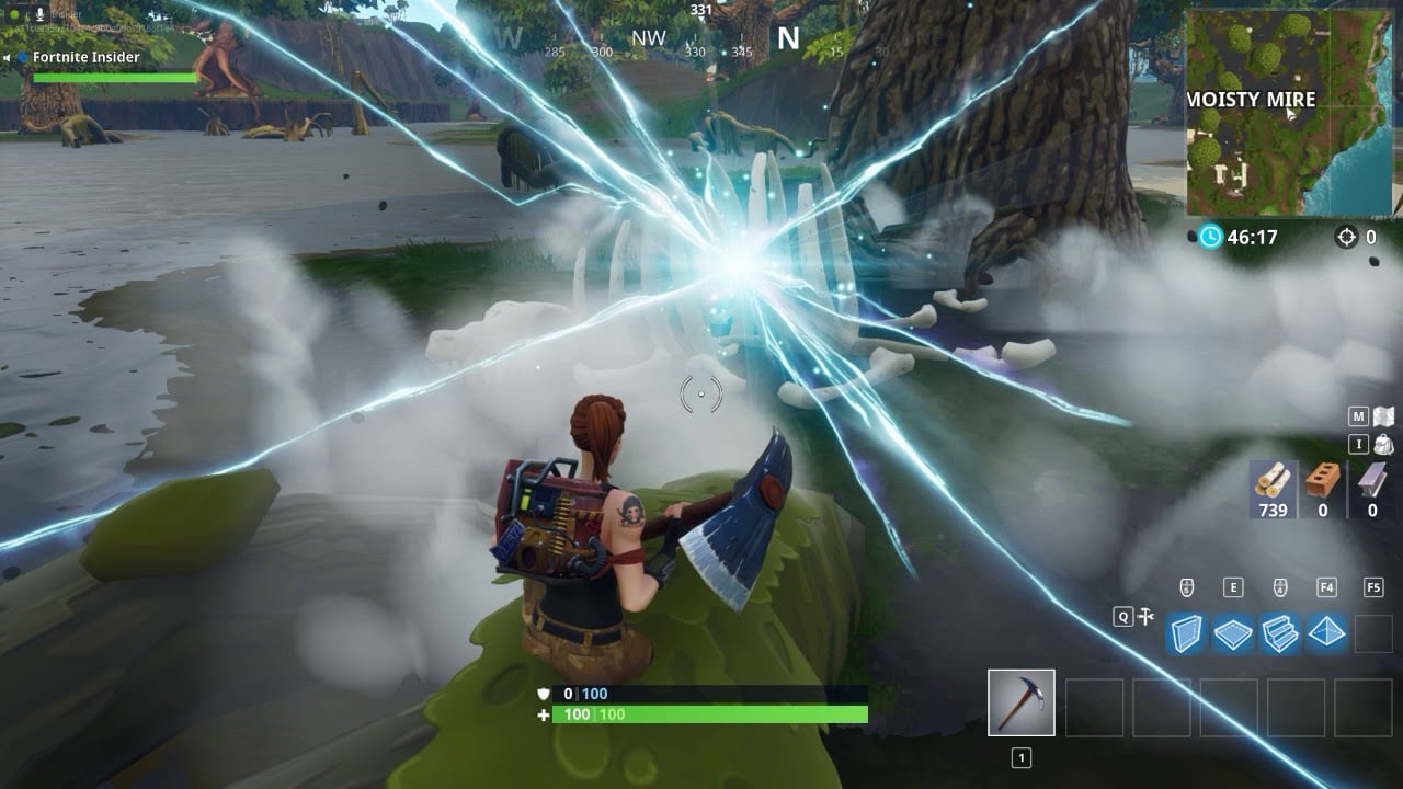 Fortnite Skeleton Appears out of Portal/Rift