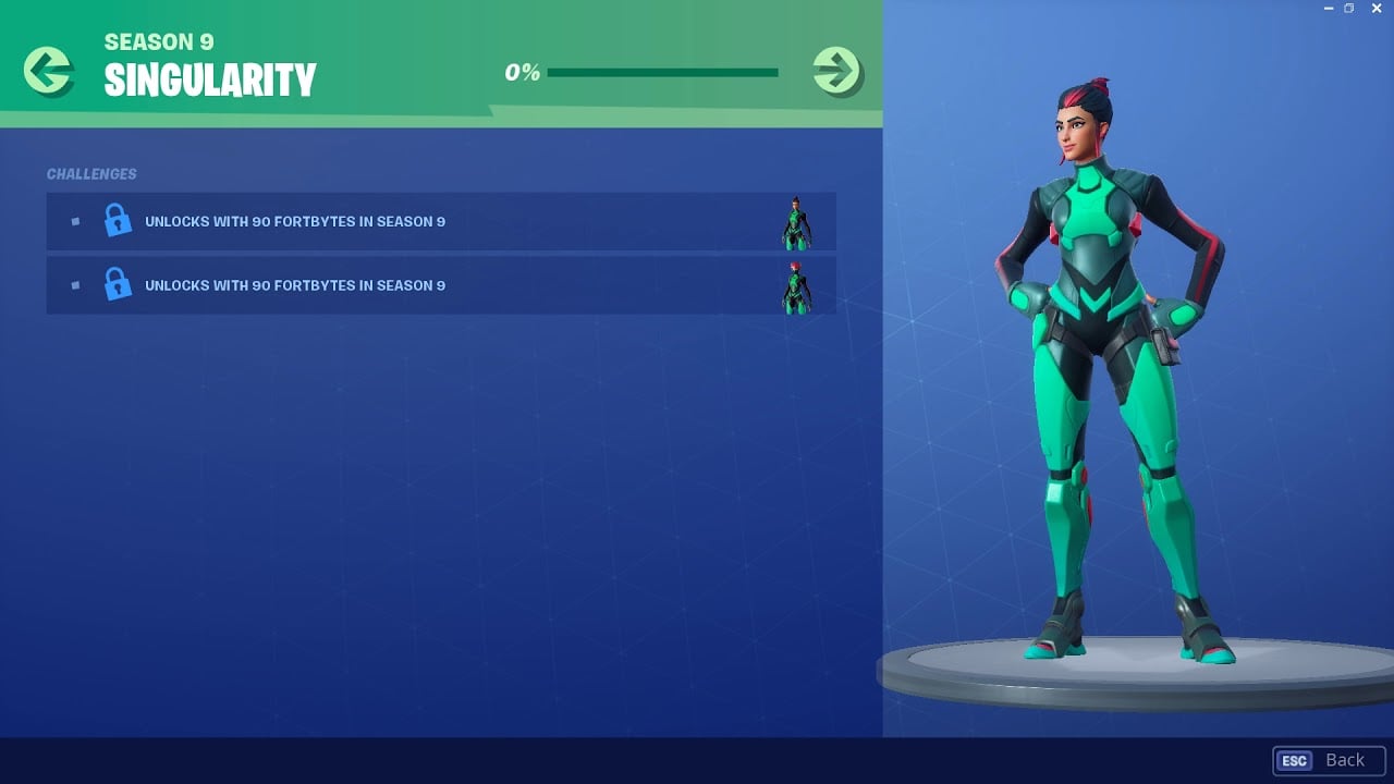 Fortnite Season 9 Mystery/Secret Skin Leaked/Revealed - Singularity