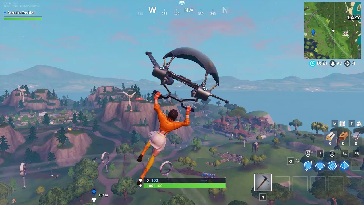 FORTBYTE #78 Location - FOUND WITHIN A RANGER TOWER OVERLOOKING A DRAINED LAKE Fortnite