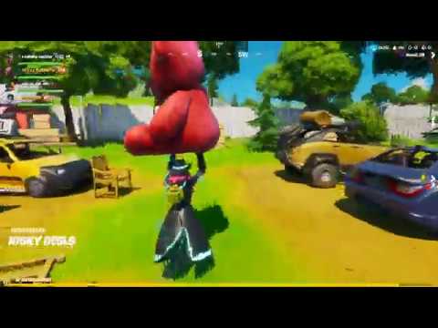 Carry a Giant Pink Teddy Bear Found in Risky Reels 100 Meters Location - Fortnite