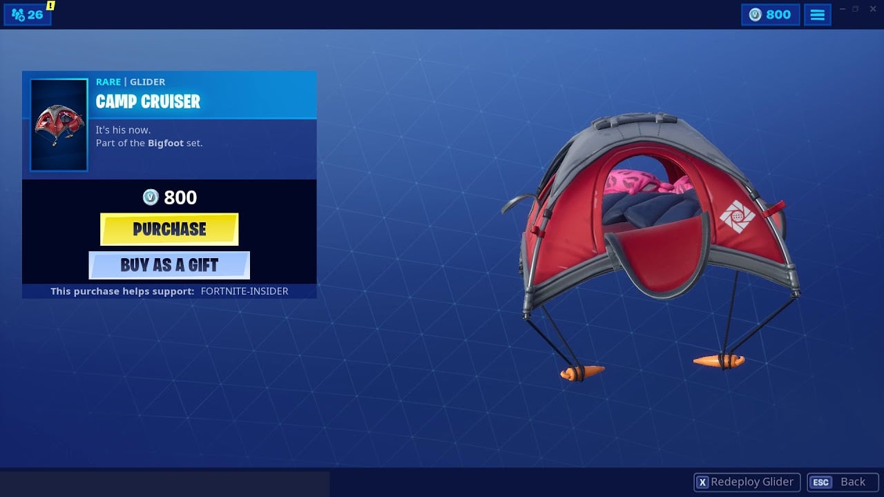 Fortnite Item Shop *New* Bigfoot skin & Savor the w emote (28th June) - 14 days of summer day 4