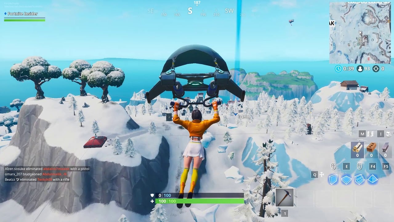 FOUND WITHIN A SNOWY TOWN BOOK SHOP - Fortnite Fortbyte 68 Location Guide