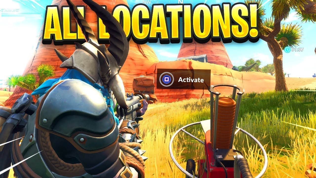 "Fortnite Shoot A Clay Pigeon in Different locations ALL LOCATIONS in Fortnite