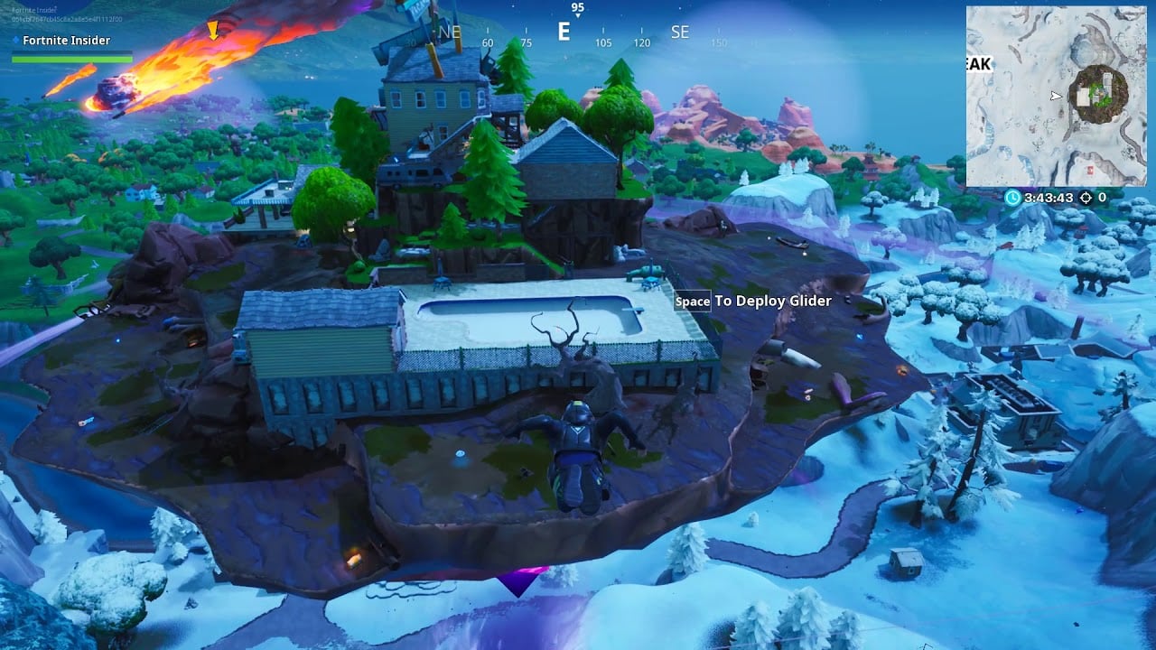 Fortnite where to dance in a way above-ground pool location