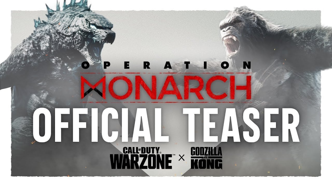 Operation Monarch Official Teaser feat. Godzilla vs. Kong | Call of Duty: Warzone