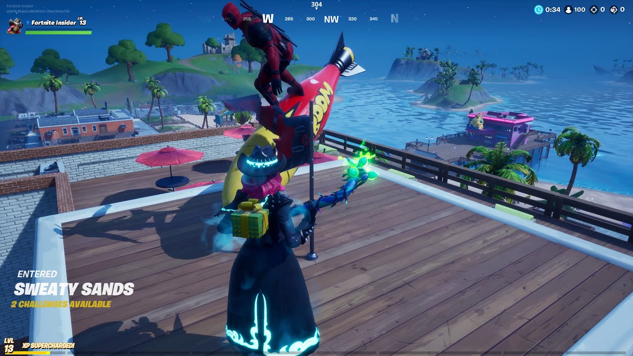 Where to Salute Deadpool’s Pants Location – Fortnite Week 9 Deadpool Challenge