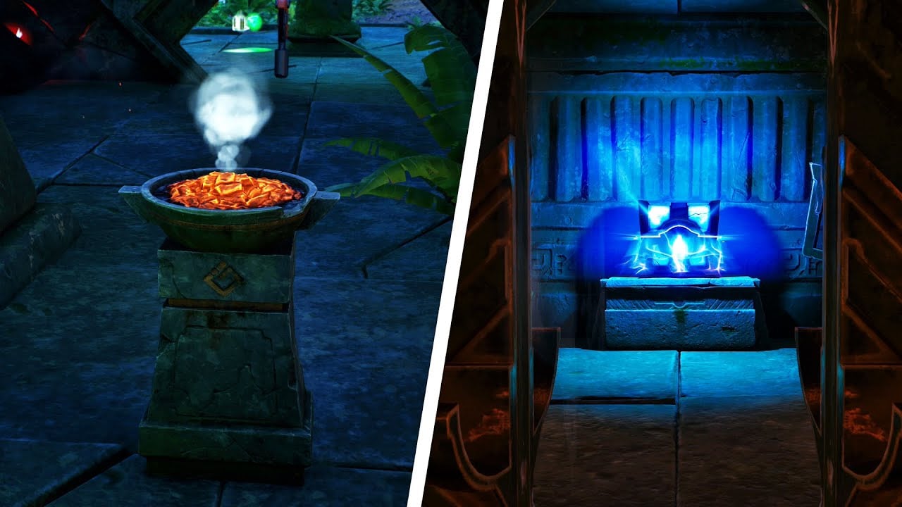 How to Open the Southern Ruins Vault Guide (Flames Puzzle) - Fortnite