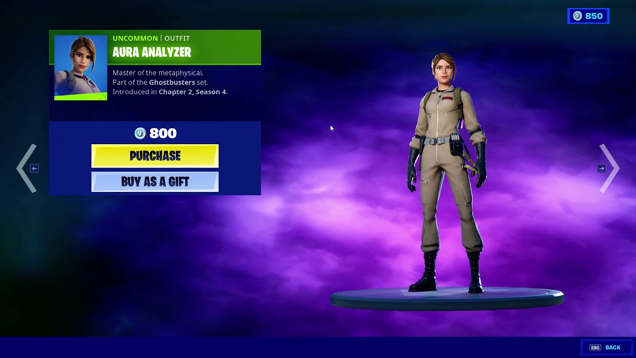 Fortnite Item Shop *New* Ghostbusters Skins, pickaxe, glider, back bling Set (24th/25th October)