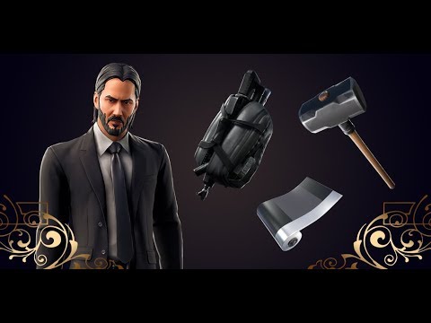 Fortnite Item Shop *NEW* John Wick Skin, Simple Sledge, Bullet proof and be seeing you emote + Wrap