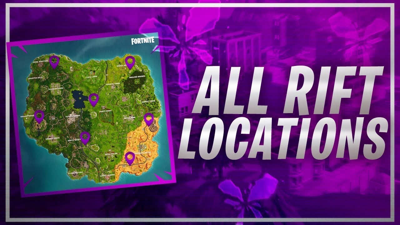 All Fortnite Season 5 Rift Locations (Where To Find All The Fortnite Rifts Spawn Locations)