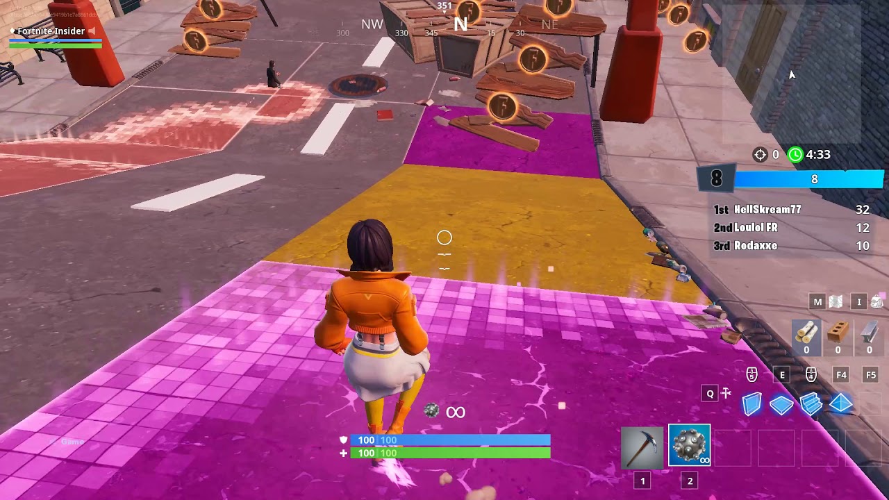 SPRAY AN ICE CREAM TRUCK - LOCATION GUIDE Fortnite Downtown Drop Challenges