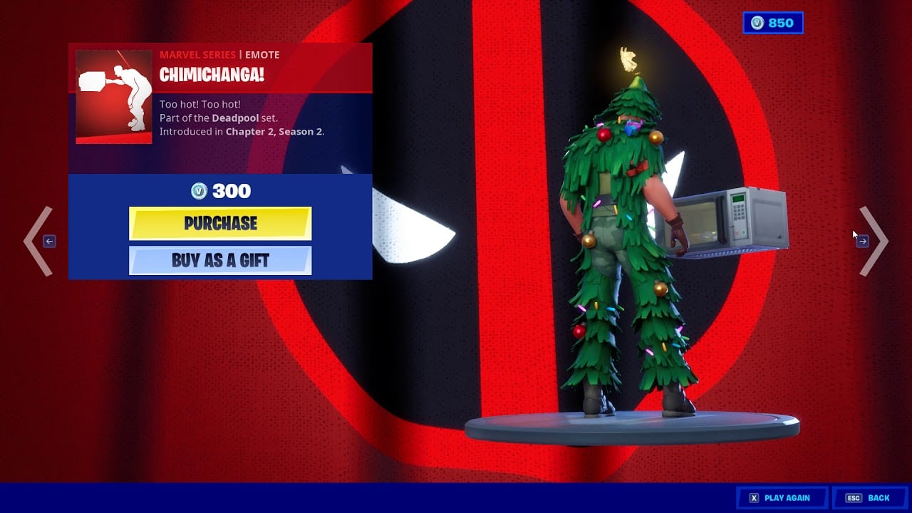 Fortnite Item Shop Deadpool Dragacorn, Meaty Mallets, Scootin' and Chimichanga - 3rd March