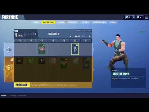 fortnite - ride the pony