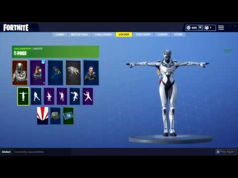 *NEW* Popular/Unreleased Fortnite Skins doing the t-pose emote!