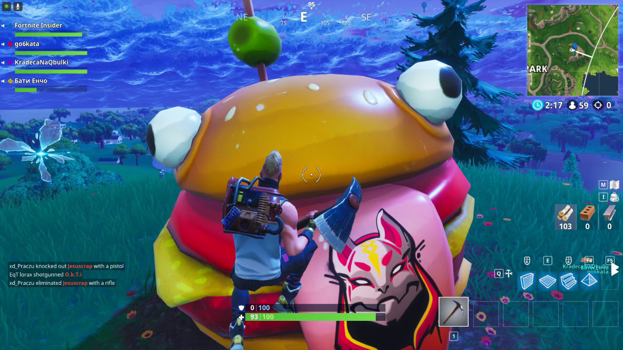 The Durrr Burger is Alive, Near Pleasant Park