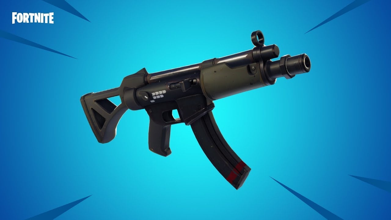 *New* Fortnite submachine gun (SMG) gameplay - V5.0 Content Update