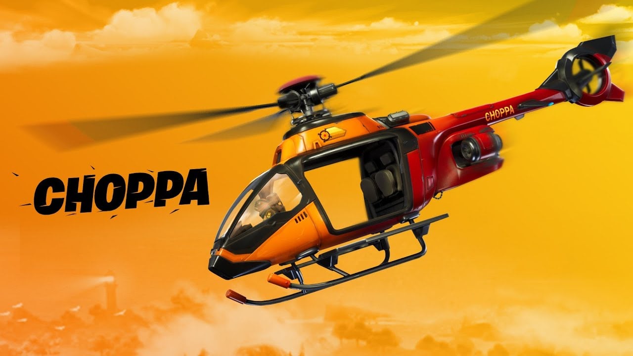 Fortnite 'Choppa' Helicopter Trailer - New Flying Vehicle