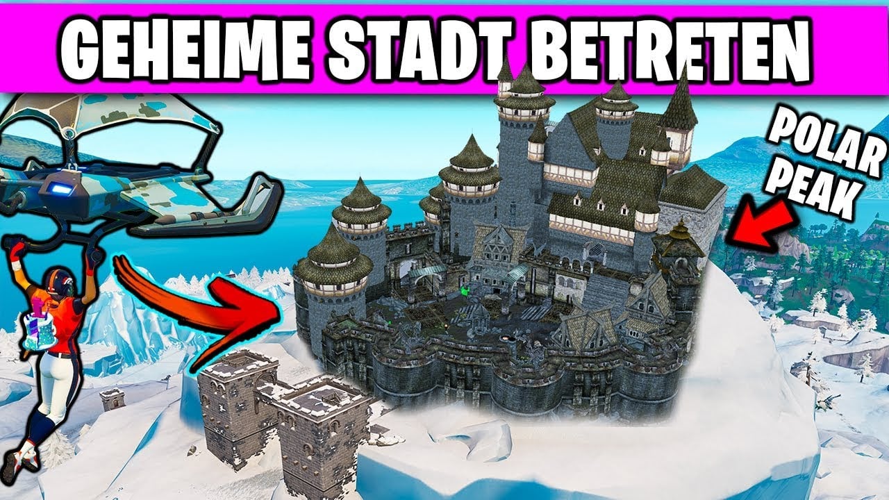 Die GEHEIME Burg im Eis betreten! 🏔️❄️ | Fortnite Season 7 Deutsch