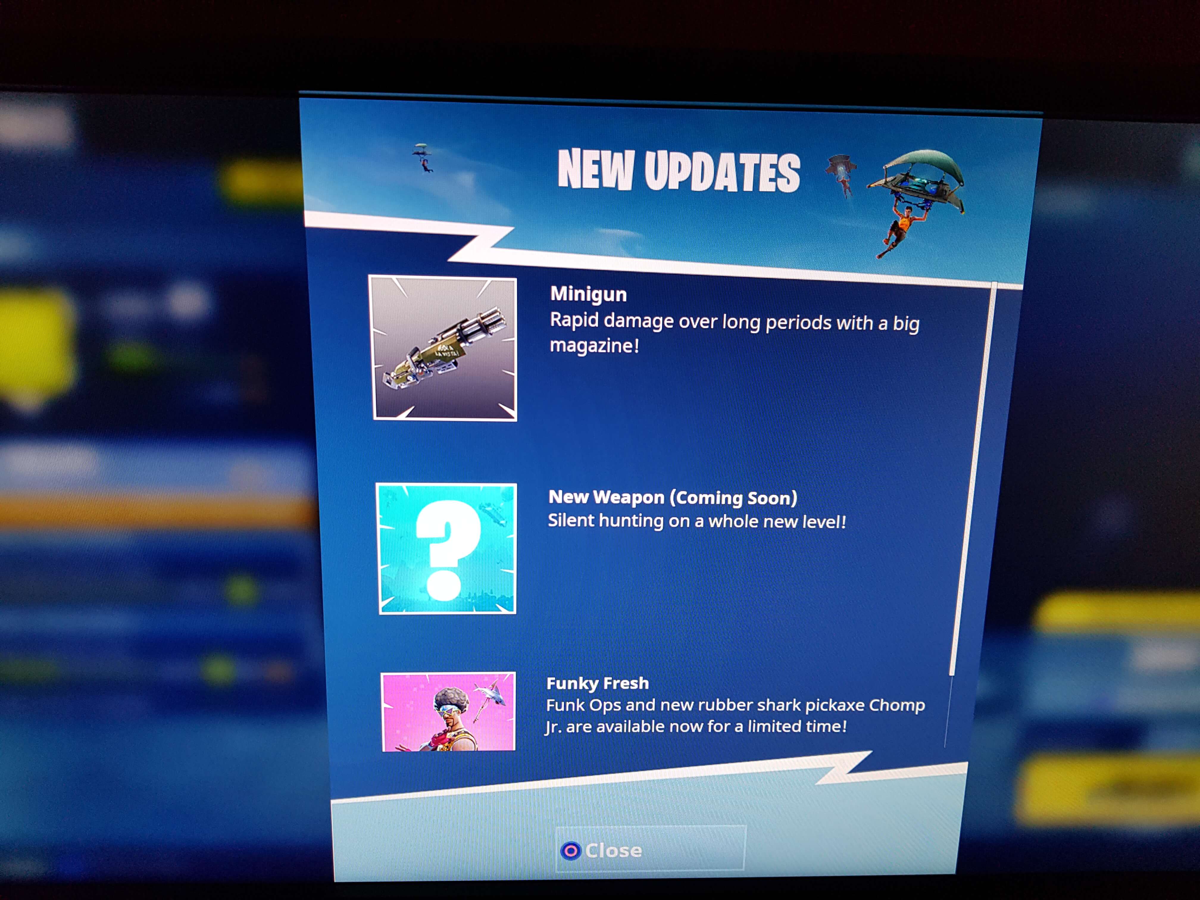 Silenced Sniper? Crossbow? Throwing knives? A New Fortnite ... - 4032 x 3024 jpeg 4869kB