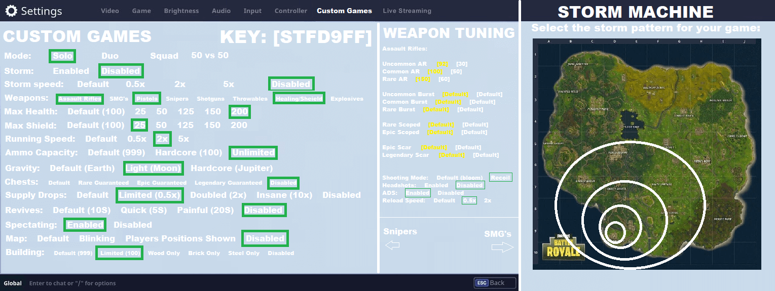 Custom Game Modes Fortnite Insider - concepts