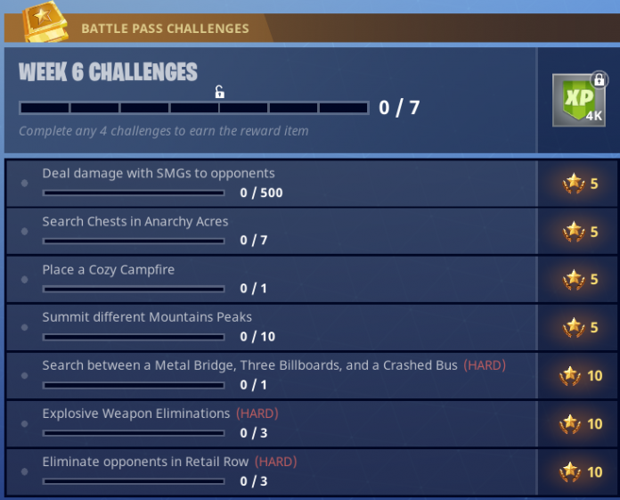 Season 3 Week 6 Challenges Fortnite Insider