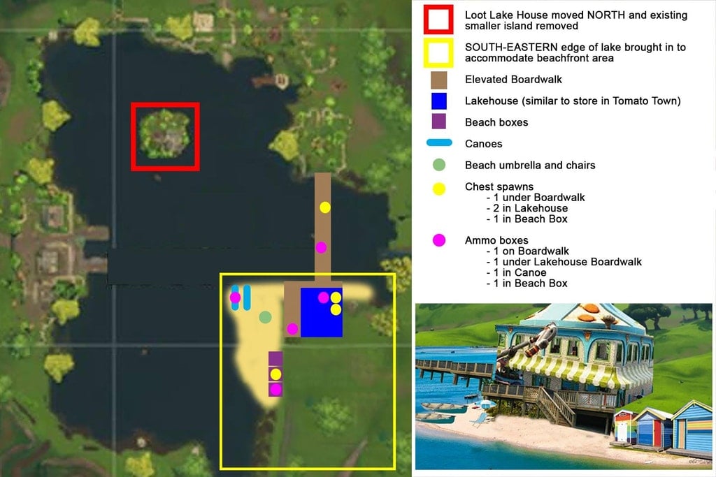 they suggest that a beach front would be a good fit in this area and would be a good poi to add to the map - mapa de loot fortnite