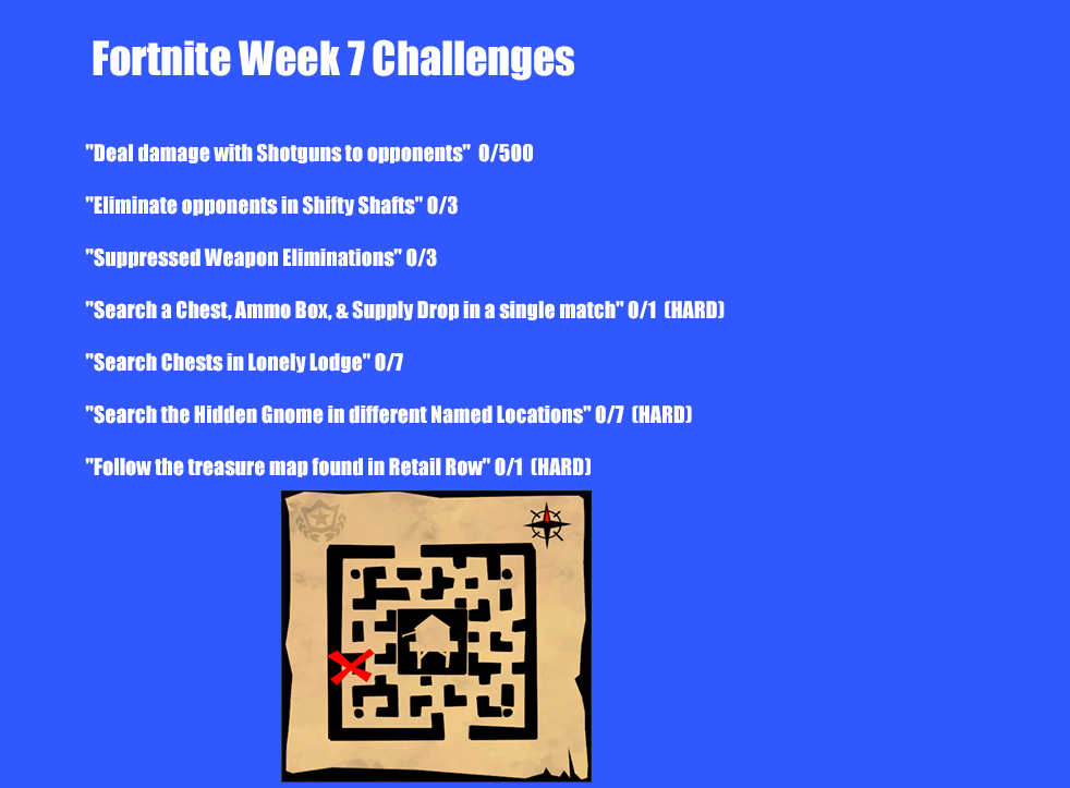 Fortnite Battle Royale Season 3 Week 7 Challenges Leak