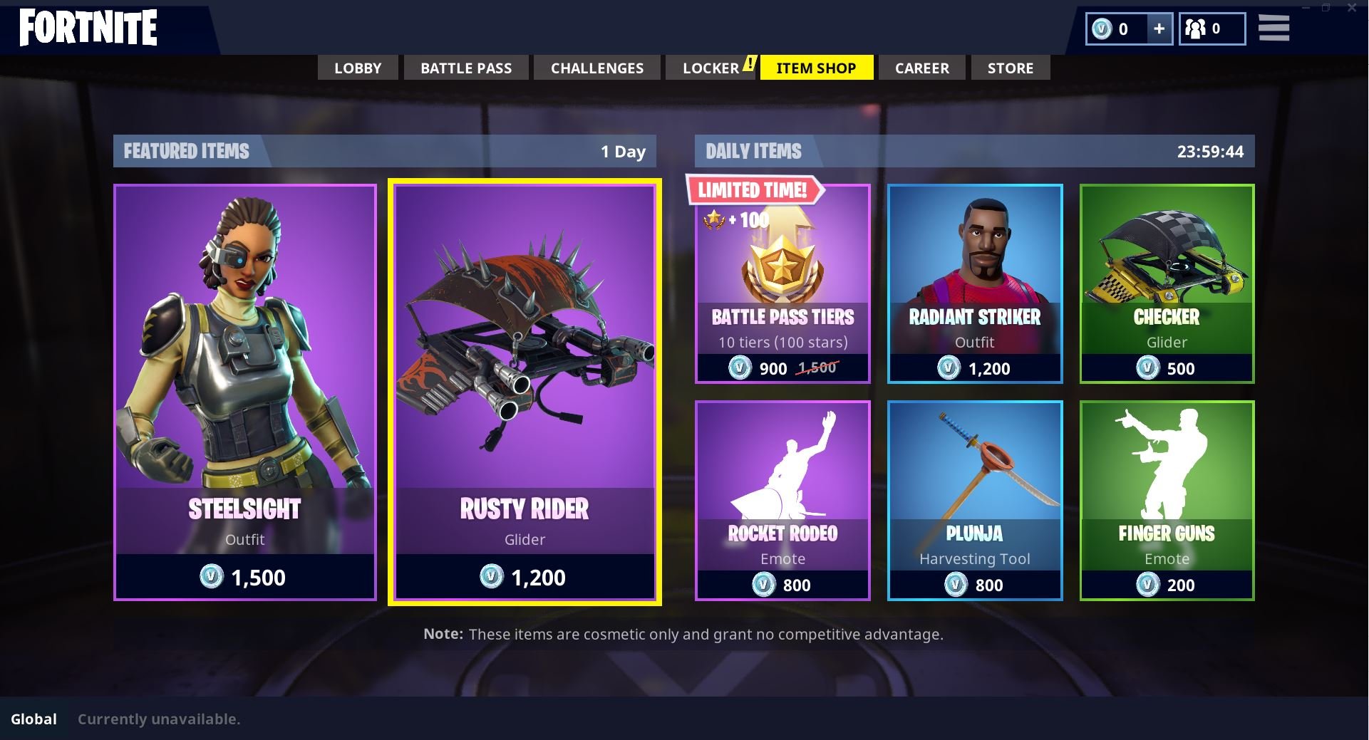 Fortnite Item Shop Daily Items 27th April Fortnite Insider