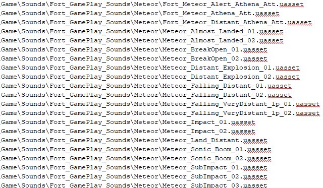 Exclusive Meteor Audio Clips Have Been Data Mined Fortnite Insider - meteor fortnite