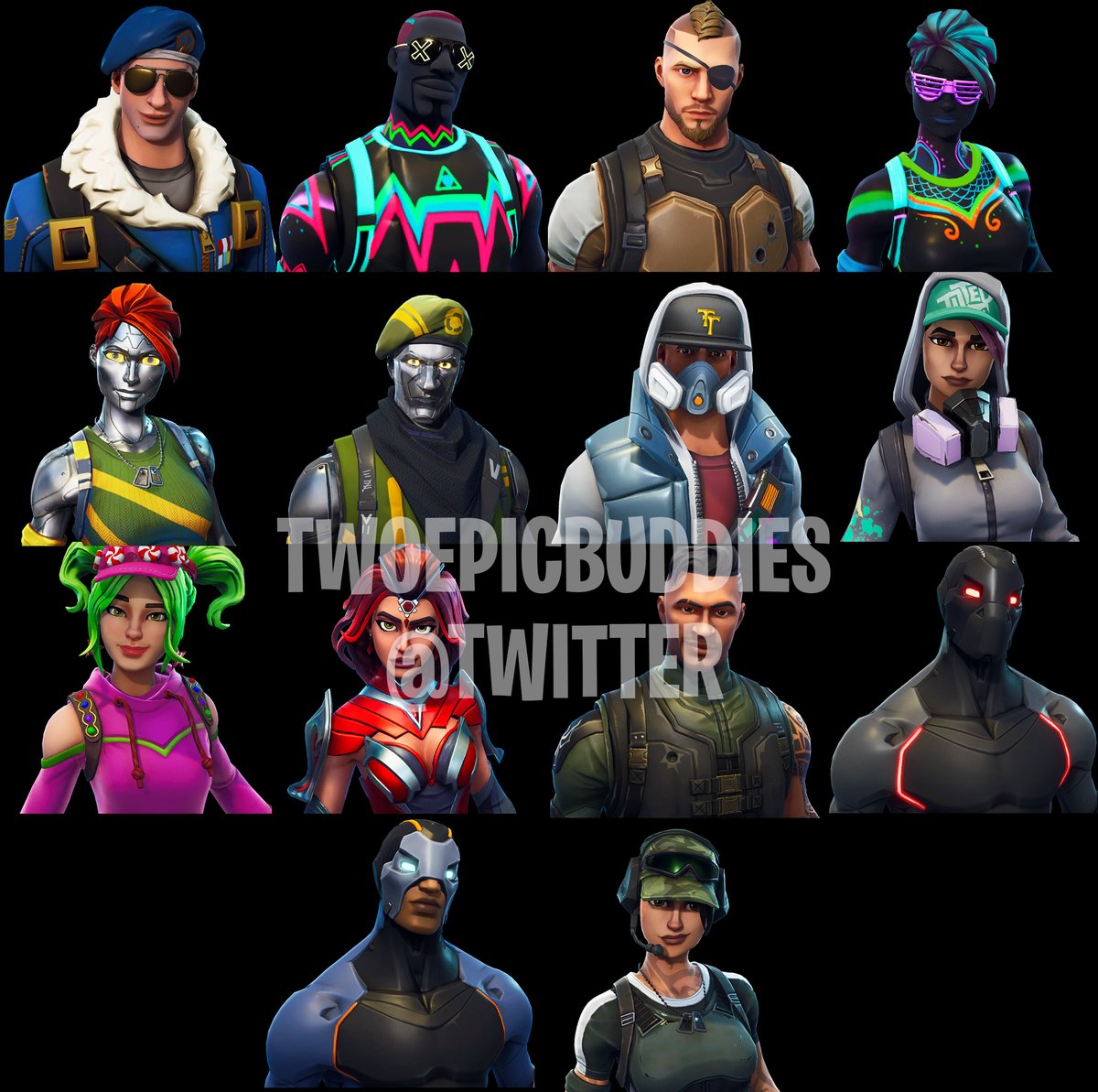  - season four skins fortnite