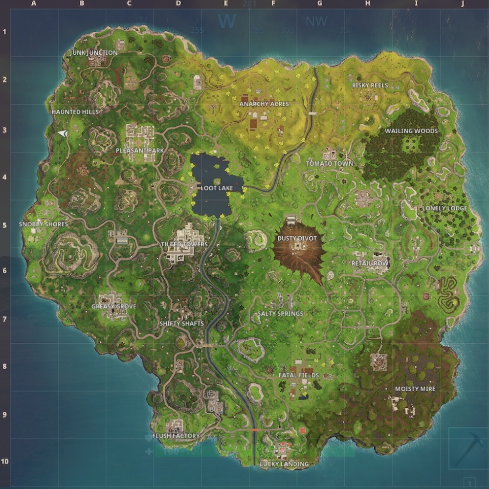 Fortnite Season 8 Map All Changes