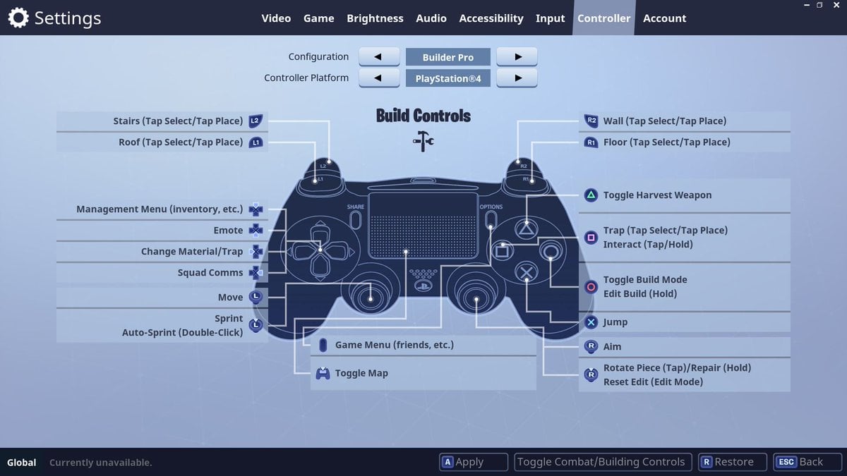 More Console Layout Updates to Improve Building in Fortnite Battle