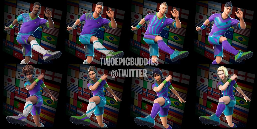 fortnite battle royale leaked skins new leaked skins for world cup soccer - patch 44 fortnite