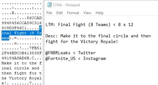 Final fight fortnite ltm