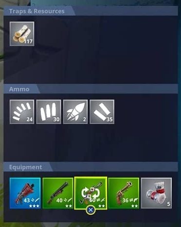 fortnite inventory - fortnite battle royale inventory management