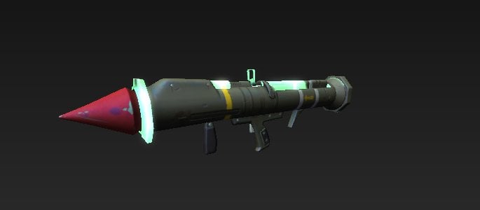 guided missile model - luxe 3d model fortnite