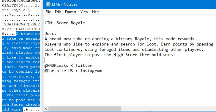Score Royale LTM files