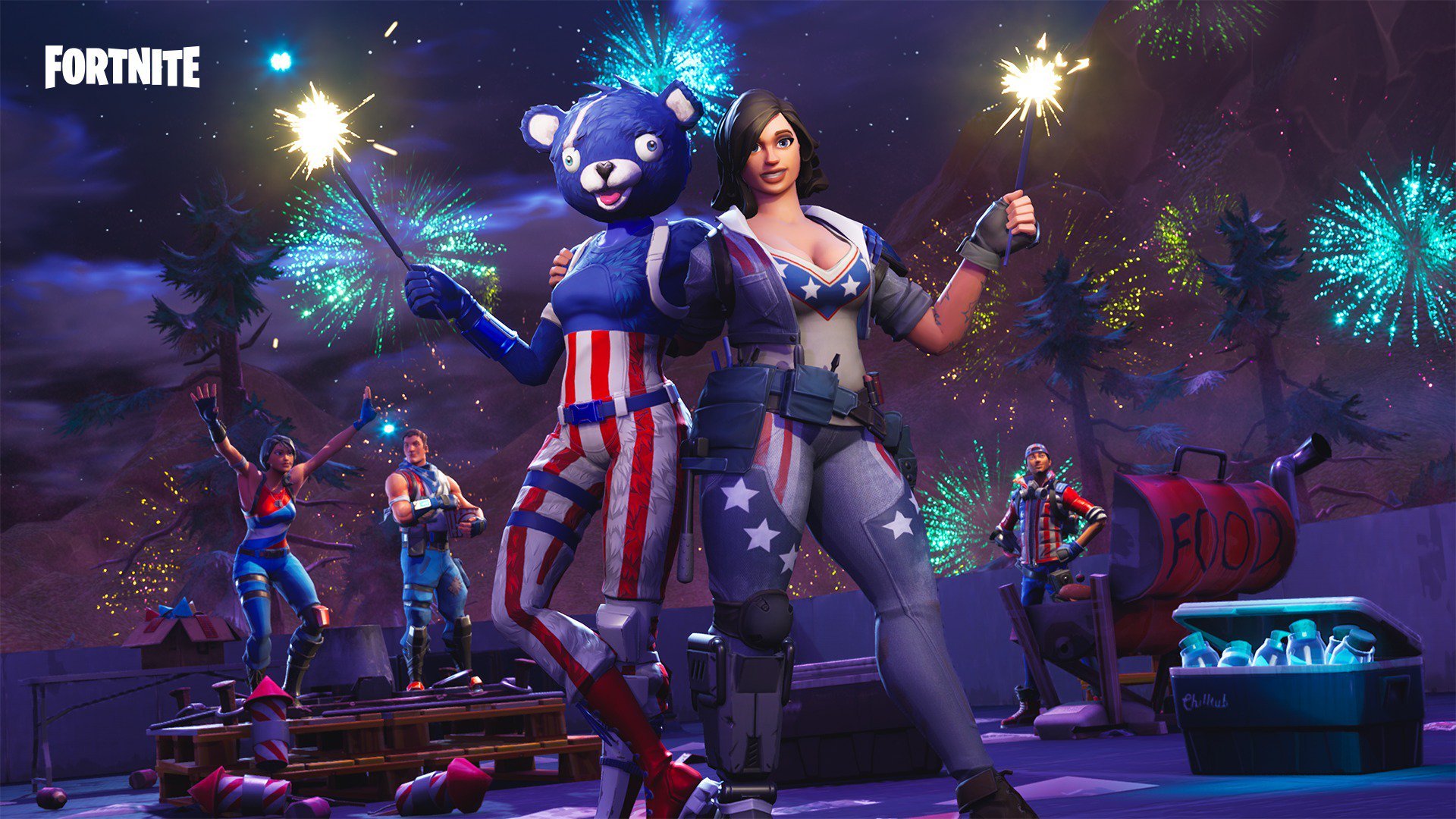 Possible Live Fortnite Fireworks Event for 4th July ... - 1920 x 1080 jpeg 393kB