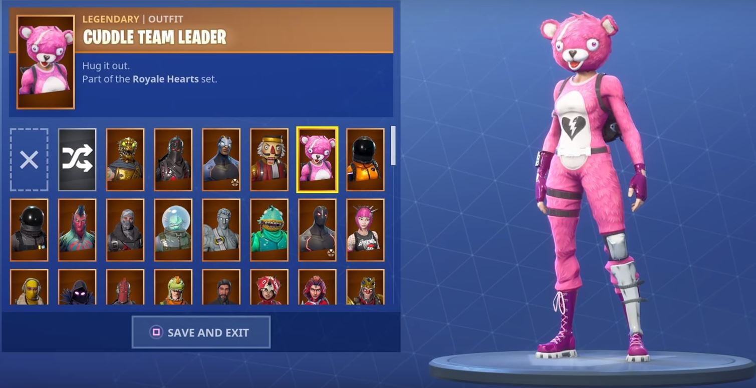 fortnite skin locker - fortnite locker with every skin