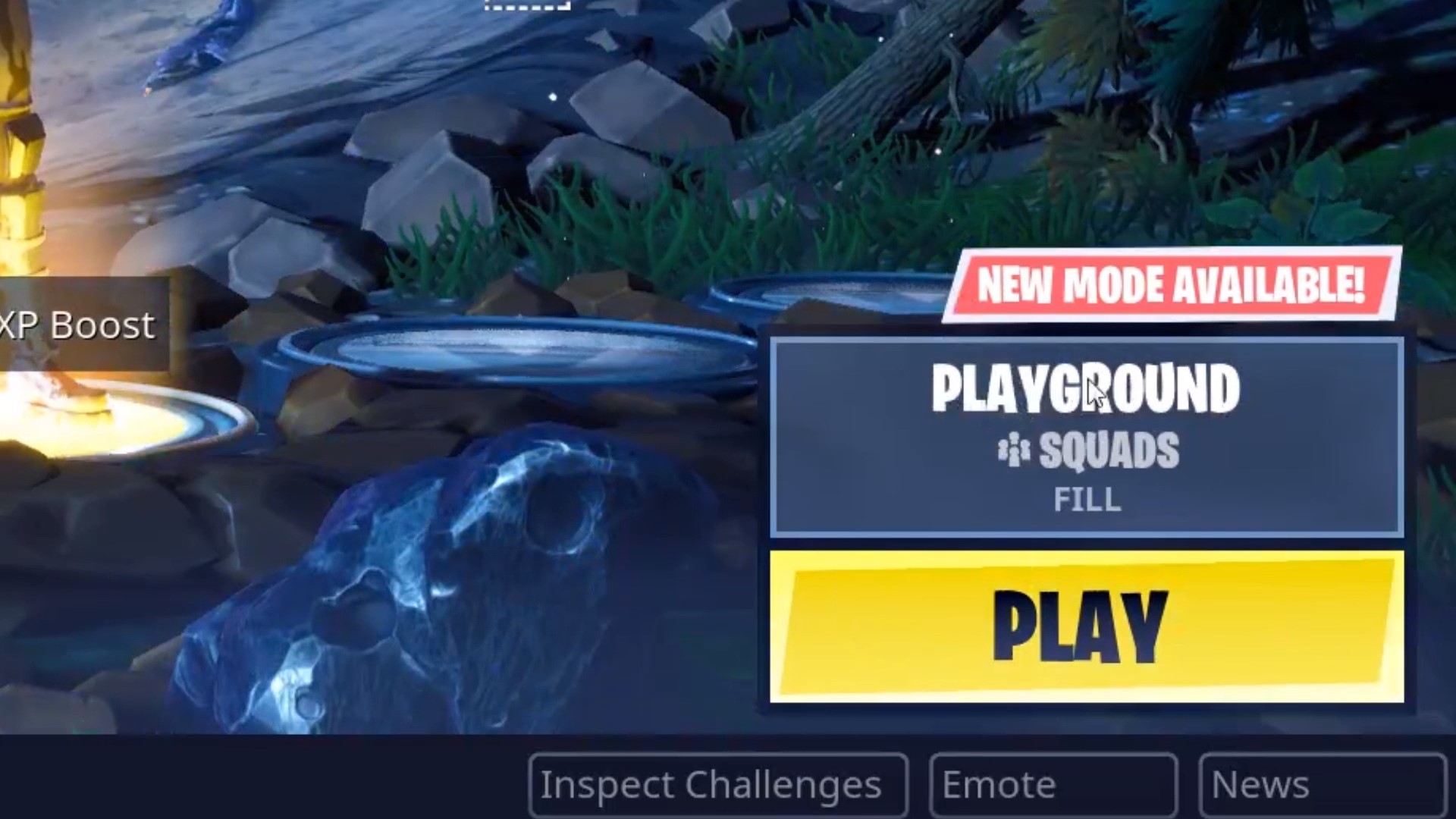 news - fortnite challenges playground mode