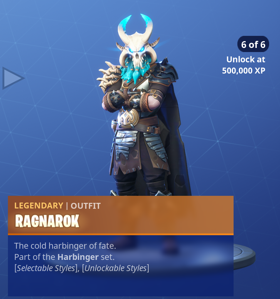 Fortnite Season 5 Battle Pass Tier 100 Ragnarok Skin/Outfit Style 6