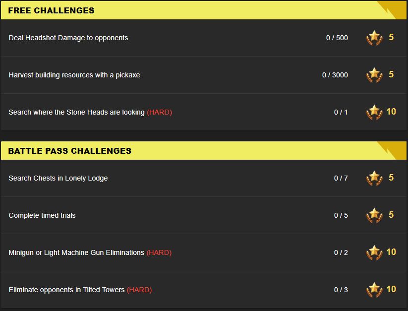 Fortnite Season 5 Week 6 Leaked Challenges Fortnite Insider - 