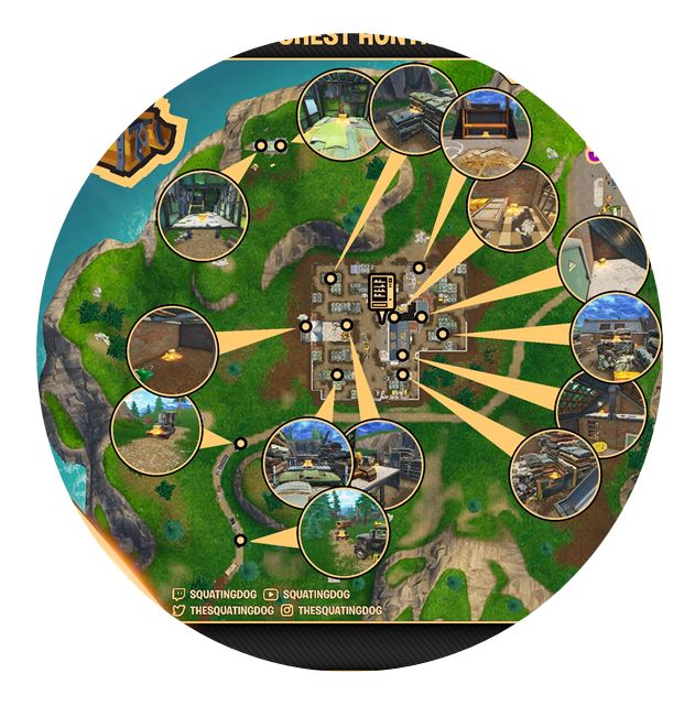 Junk Junction Treasure Chest Locations For Fortnite Season 5 Week 5 - junk junction chests season 5 week 5