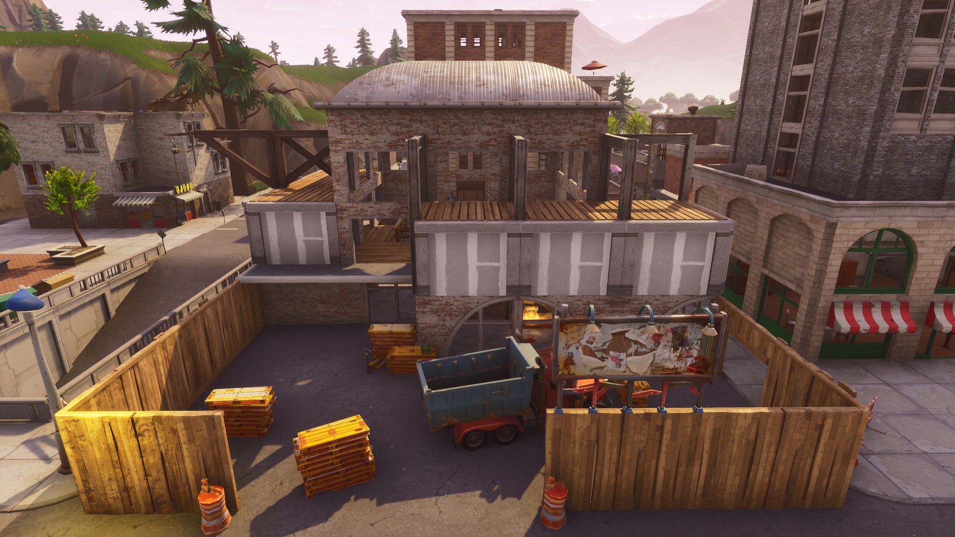 Tilted Towers Construction