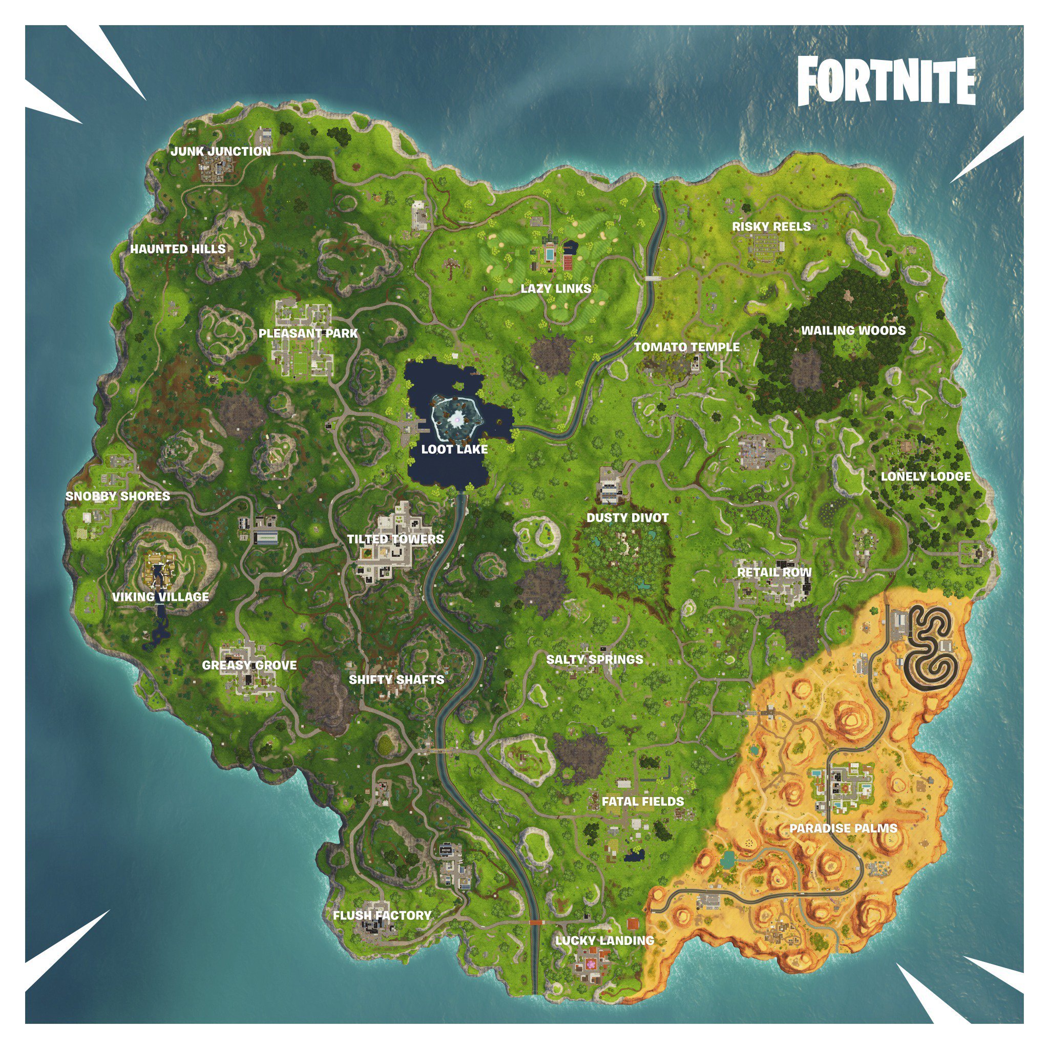 fortnite season 6 map - fortnite season 6 map leaked